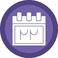 Persian Calendar Vector Icon Design