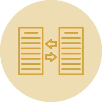 diseño de icono de vector de intercambio de archivos