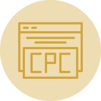 Cpc Vector Icon Design