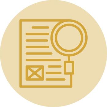 Latent Semantic Index Vector Icon Design