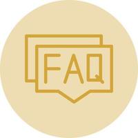 Faq Vector Icon Design