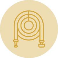 Garden Hose Vector Icon Design