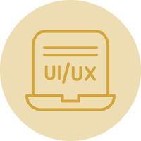 Ui Ux Designer Vector Icon Design