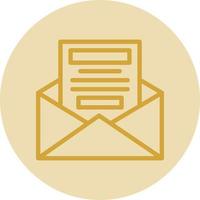 Newsletter Vector Icon Design