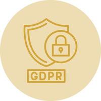 Gdpr Lawsuit Vector Icon Design