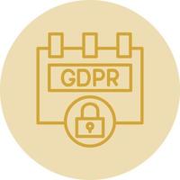 Gdpr Plugin Vector Icon Design