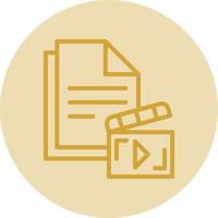 Scenario Vector Icon Design