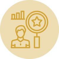 Qualitative Research Vector Icon Design