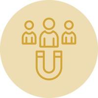 Lead Generation Vector Icon Design