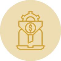 Conversion Rate Optimizer Vector Icon Design