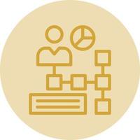 Organization Chart Vector Icon Design