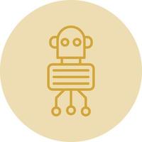 Nano Robot Vector Icon Design