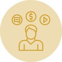 Consumer Behavior Vector Icon Design
