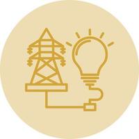 Electrical Energy Vector Icon Design