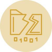 Data Loss Vector Icon Design