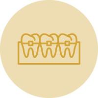 Braces Vector Icon Design