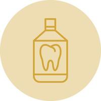 Mouthwash Vector Icon Design