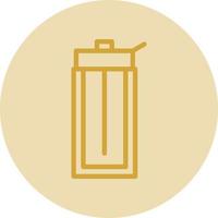 Wattle Bottle Vector Icon Design