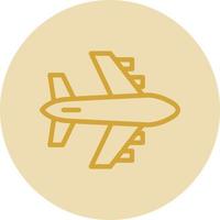 diseño de icono de vector de avión