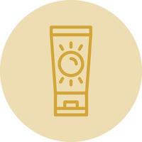 Sunblock Vector Icon Design