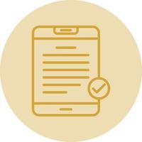 Digital Contract Vector Icon Design