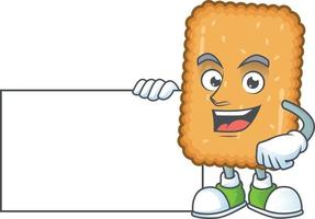 Biscuit Cartoon character vector