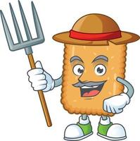 Biscuit Cartoon character vector