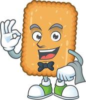 Biscuit Cartoon character vector