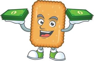 Biscuit Cartoon character vector