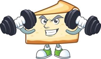 Cheese cake Cartoon character vector