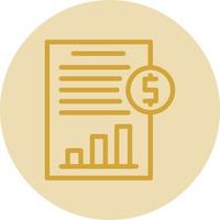 Cash Flow Statement Vector Icon Design