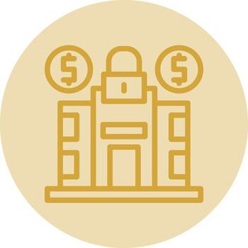 diseño de icono de vector de activo fijo