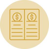 Balance Sheet Vector Icon Design