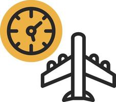 Jet Lag Vector Icon Design