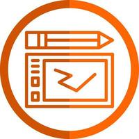 Graphic Tablet Vector Icon Design