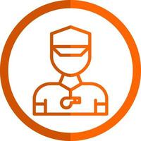 Coach Vector Icon Design
