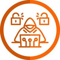 Cyber Attack Vector Icon Design