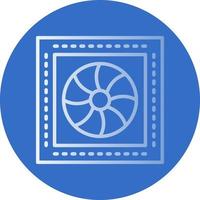 Francis Turbine Vector Icon Design