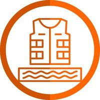 Life Jacket Vector Icon Design