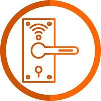 Smart Lock Vector Icon Design
