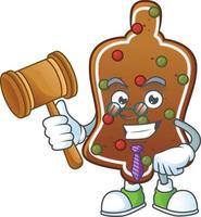 Gingerbread bell Cartoon character vector