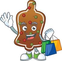 Gingerbread bell Cartoon character vector