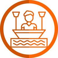 Boating Vector Icon Design