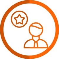 Leader Vector Icon Design