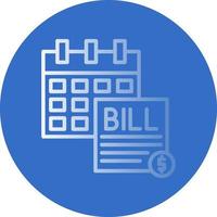 Bill Vector Icon Design