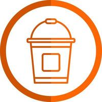 Bucket Vector Icon Design