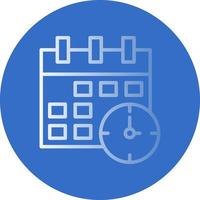 Time ANd Date Vector Icon Design