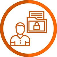 Sensitive Personal Data Vector Icon Design