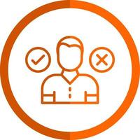 Decision Making Vector Icon Design