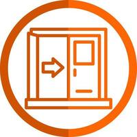 Exit Vector Icon Design